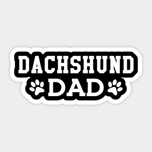 Dachshund Dad Sticker